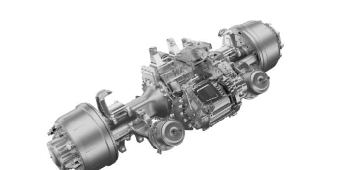 Heavy-duty electric drive axle products launched in the Chinese market. Heavy-duty electric drive axle products launched in the Chinese market.